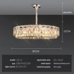 Crystal Ring Chandelier: 2024 Luxury Bedroom Dining Room Lighting