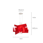 Acrylic Leaf Pendant Lamps: Modern Ceiling Hanging Light for Kitchen Island & Living Room