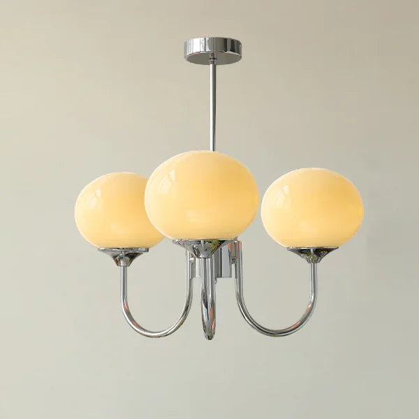 Glass Ball Chandelier Pendant Light for Living Dining Room