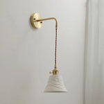 Ceramic Copper LED Wall Lights - Modern Bedroom Living Room Lamparas De Pared