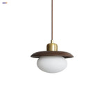 White Glass LED Pendant Lamp: Modern Nordic Design, Adjustable Hanging Fixture