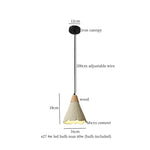 Afralia™ Wabi Sabi Cement LED Pendant Lamp for Kitchen, Bedroom & Living Room