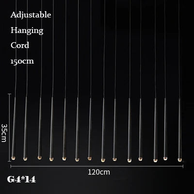 Retro Copper Gold Chandelier Pendant Light for Living Room Dining Bar