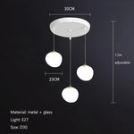 Glass Ball LED Pendant Lights for Home Decor, Living/Dining Room, Bar, & Stairs