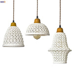 Afralia™ Ceramic LED Pendant Light for Kitchen Dining Living Room