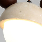 Afralia™ Stone LED Hanging Lamp: Nordic Modern Pendant Lighting for Living Room & Bedroom
