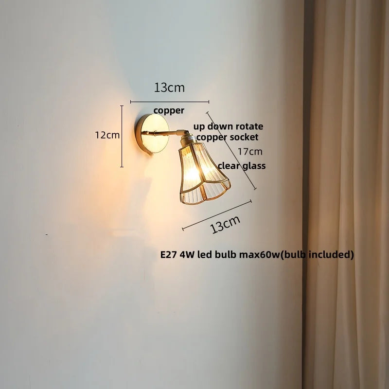 LED Wall Sconce Modern Nordic Design with Pull Chain Switch