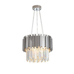 Crystal Oval LED Chandelier Lighting for Dinning Room