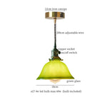 Glass LED Pendant Flower Lampshade for Bedroom & Living Room Decor