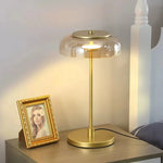 Nordic Designer Glass LED Table Lamp for Bedroom