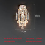 Lazzo Crystal Wall Sconce