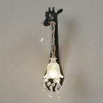 Giraffe Resin Wall Lamp Sconce Light for Bedside & Living Room Decor