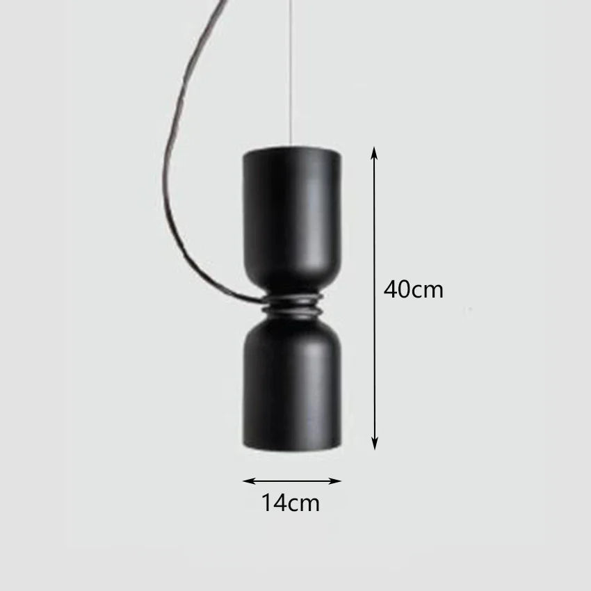 Nordic Designer Iron Pendant Lamp for Dining Room by Afralia™