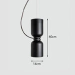 Nordic Designer Iron Pendant Lamp for Dining Room by Afralia™