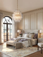 Glass Art LED Chandelier for Living Room