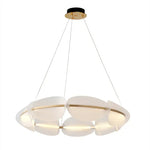 Scandinavia Ring Pendant Acrylic Chandelier Ceiling Light for Living Dining Room