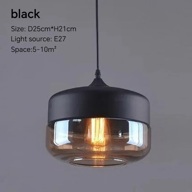 Nordic LED Glass Pendant Lights - Modern Wood Art for Stylish Living Spaces