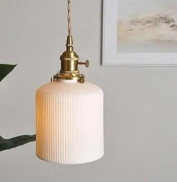 Glass Pendant Lights for Bedroom Living Dinning Room Style Fixtures