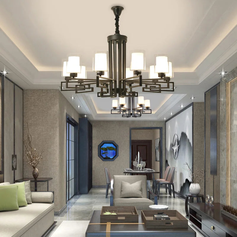 Chinese Style Luxury Living Room Chandelier for Elegant Homes