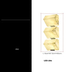 Geometric LED Outdoor Wall Sconce Cube Light for Corridor Backyard