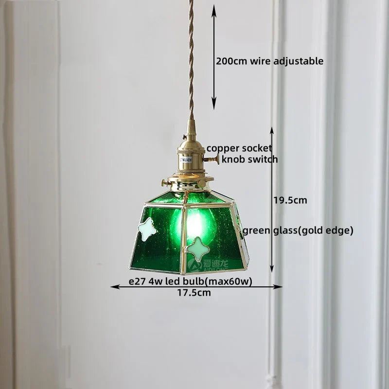 Glass LED Pendant Lights for Home Decor - Modern Hanging Lamp