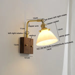 Nordic LED Glass Wall Lamps for Bathroom Living Room Bedroom Stair Light Fixtures