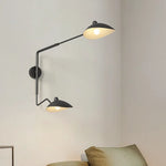 Long Arm LED Wall Sconce Lamp with Adjustable Angle for Living Room and Bedroom