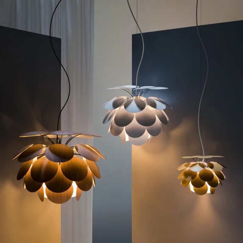 Pine Cone Pendant Chandelier with G9 Bulb - Designer Ceiling Light