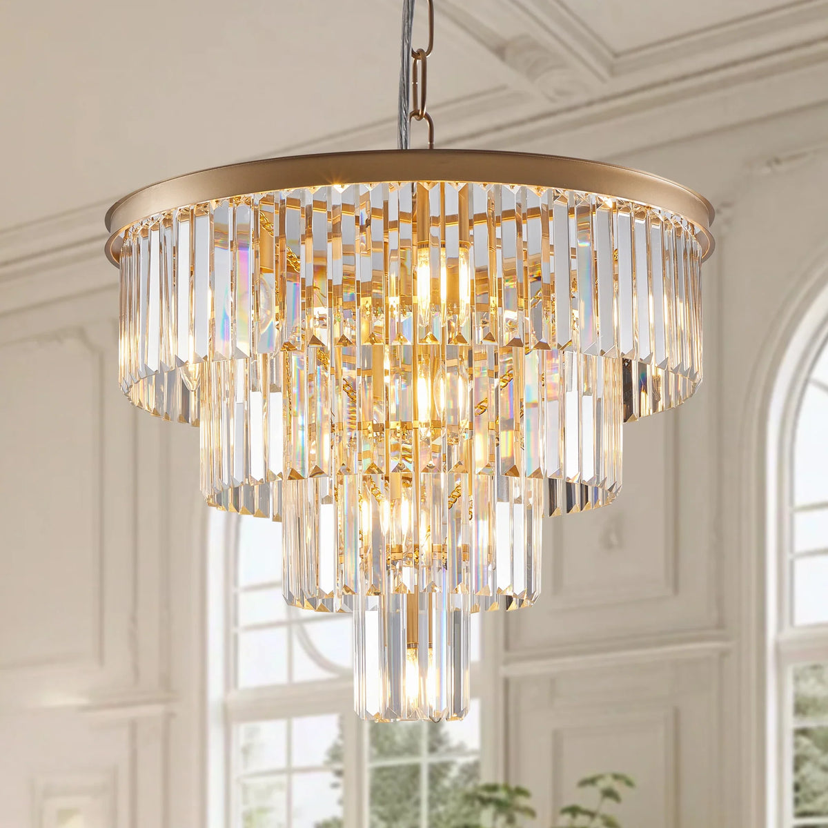 23.6" Gio Crystal Chandelier