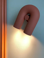 U-shaped Wall Lamp Background Beside Sconce Light Nordic Lighting Living Room Corridor