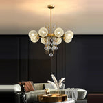 Gold Chrome Bubble Ceiling Chandelier: 2025 Trend Hanging Lamps for Living Room