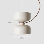 Nordic Designer Iron Pendant Lamp for Dining Room by Afralia™