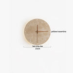 LED Wall Light: Nordic Modern Design with White Glass & Yellow Travertine Wood