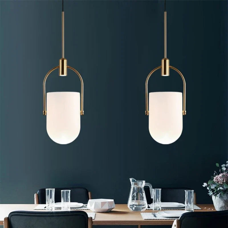 Nordic Cup Pendant Lamp Kitchen Island Hanging Light Fixture