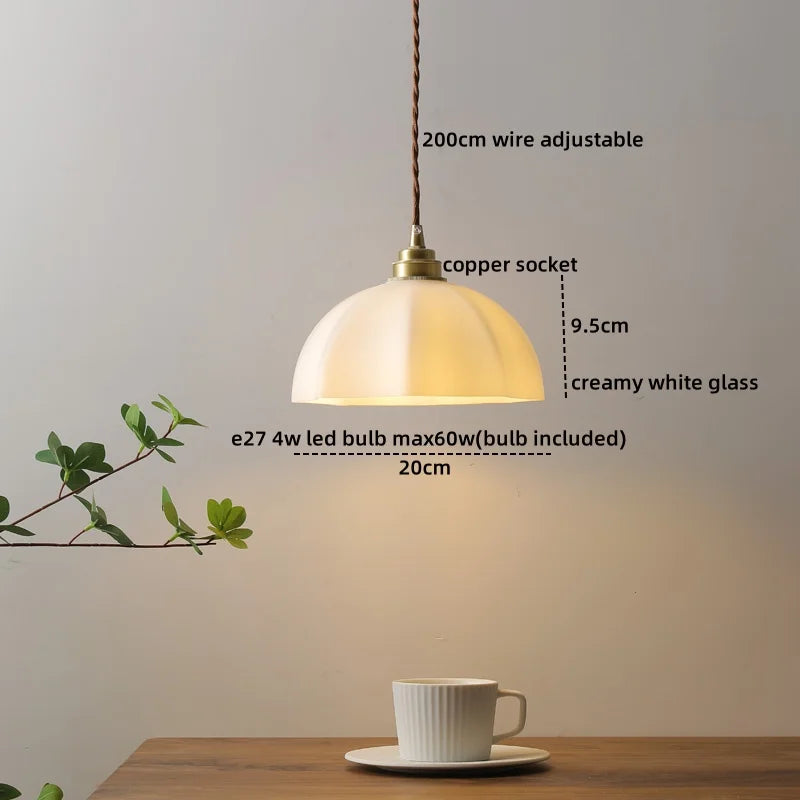 Ceramic LED Pendant Lights, Nordic Chandelier for Home, Dining, Bedroom & Bar