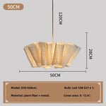 Nordic Creamy LED Pendant Light Chandelier for Bedroom Art Decor