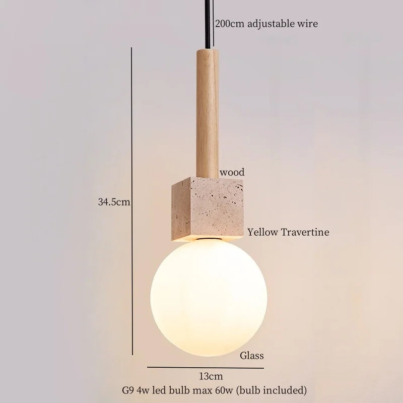 White Glass Ball LED Pendant Lights Nordic Modern Hanging Lamp