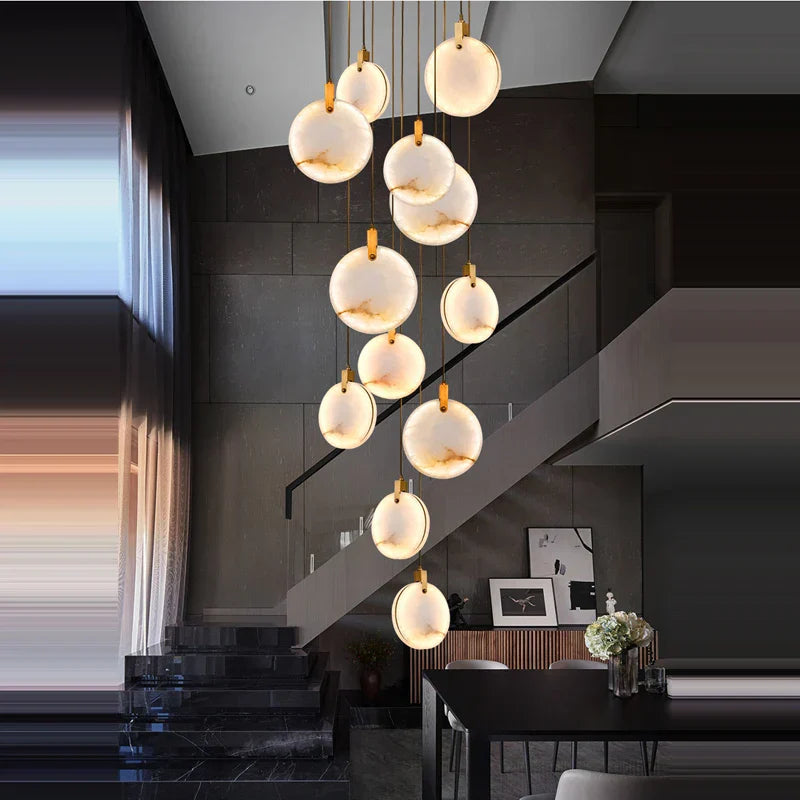 LED Marble Gold Chandelier for Living Room, 2025 Trend Lustre Lighting