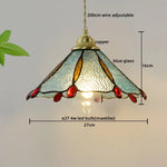 Pink Glass LED Pendant Lights Copper Modern Hanging Lamp Home Decor