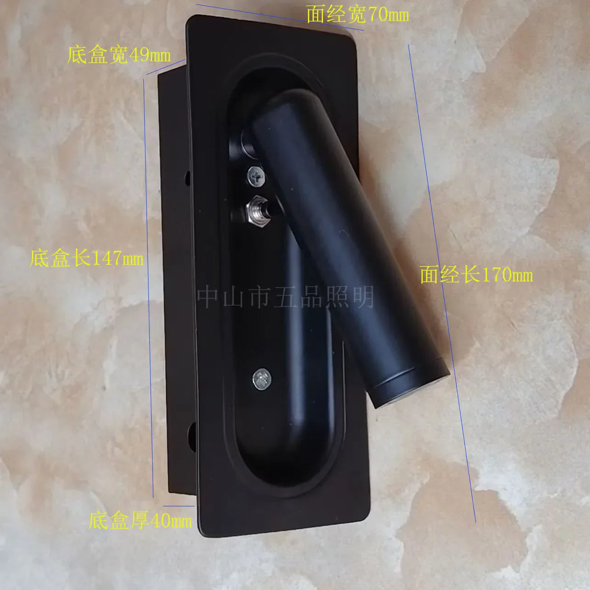 Adjustable Bedside LED Wall Lamp for Modern Hotel Guest Rooms