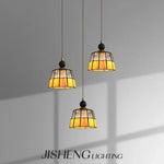 Tiffany Glass LED Pendant Lights for Modern Nordic Home Decor