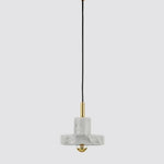 Afralia™ White Marble LED Pendant Light Fixture Copper Nordic Modern Hanging Lamp