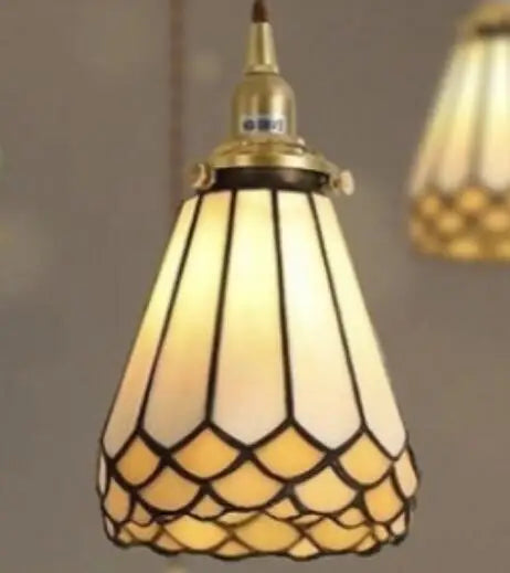 Nordic Glass LED Pendant Lamp for Cafe Bedroom Restaurant, Japanese Style