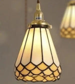 Nordic Glass LED Pendant Lamp for Cafe Bedroom Restaurant, Japanese Style