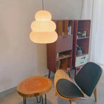 Wabi-sabi Rice Paper Pendant Lights Japanese Chandelier Home Decor Hanging Light