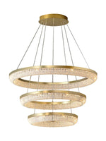 Luxury LED Ring Light Chandelier for Dining Room Décor