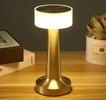 Retro Metal Touch Table Lamp for Bar Coffee Restaurant Light Desk LED Night Bedroom Decor