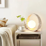 Modern Travertine LED Table Lamp