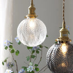 Glabe Glass LED Pendant Light Fixture, Nordic Modern Design for Bedroom, Kitchen, Aisle