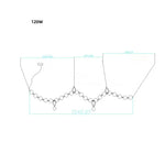 Brass Artistic Necklace Chandelier Lighting for Living Room